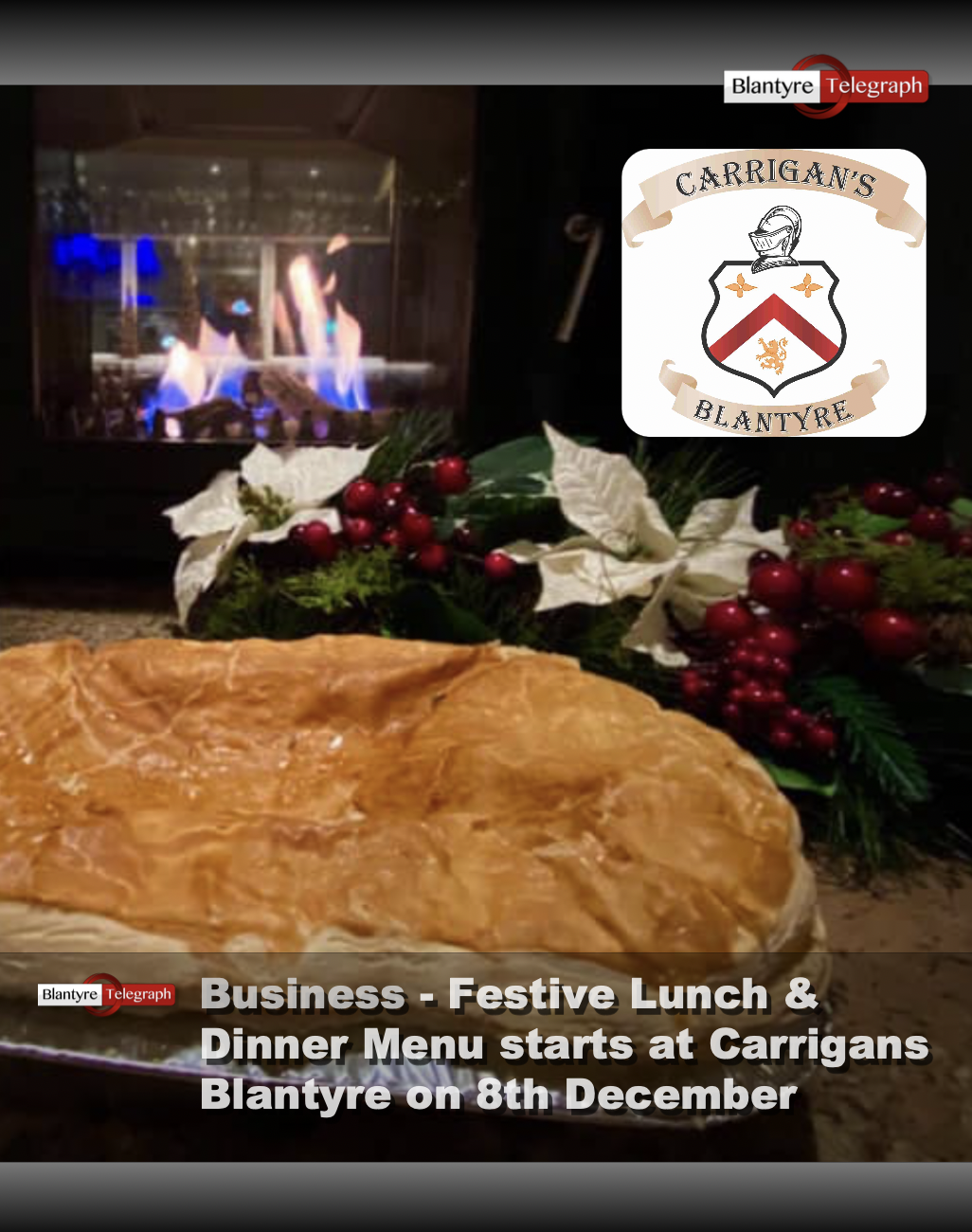 Festive Menu at Carrigans Blantyre - Blantyre Telegraph